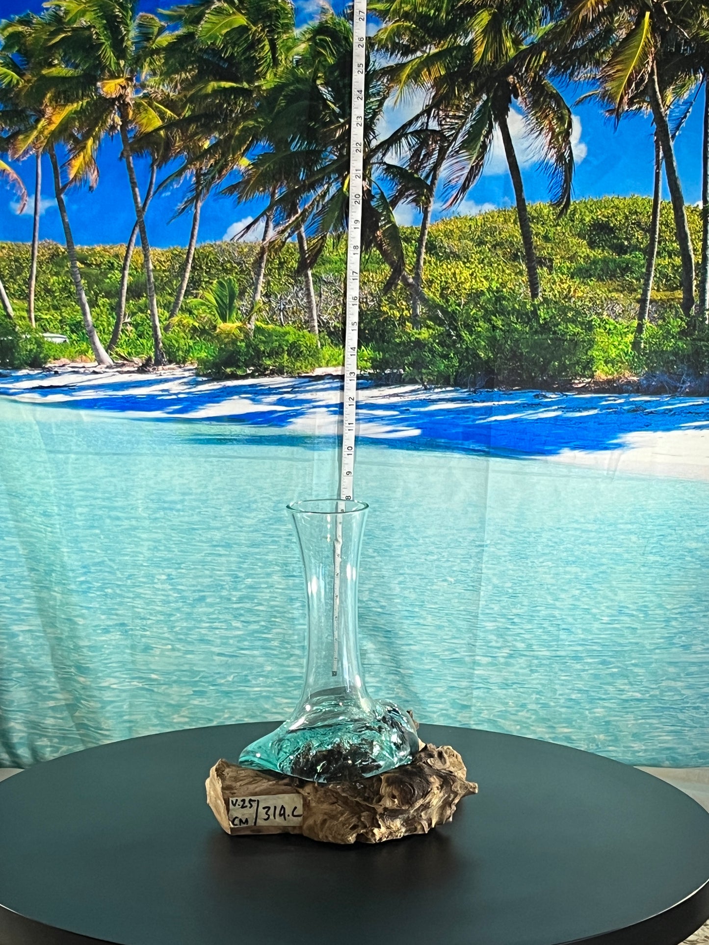 25 cm Glass Vase V25-314